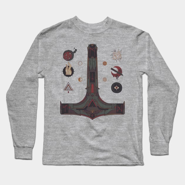 Ragnarok Long Sleeve T-Shirt by againstbound